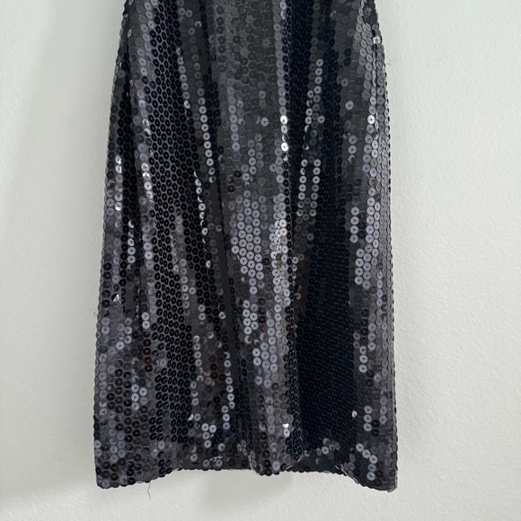 Vintage Sonia Rykiel Paris Spaghetti Strap Sequin Mini Dress Size XS - Picture 7 of 11